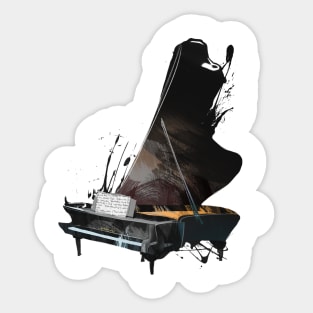 Piano Music Recital Sticker